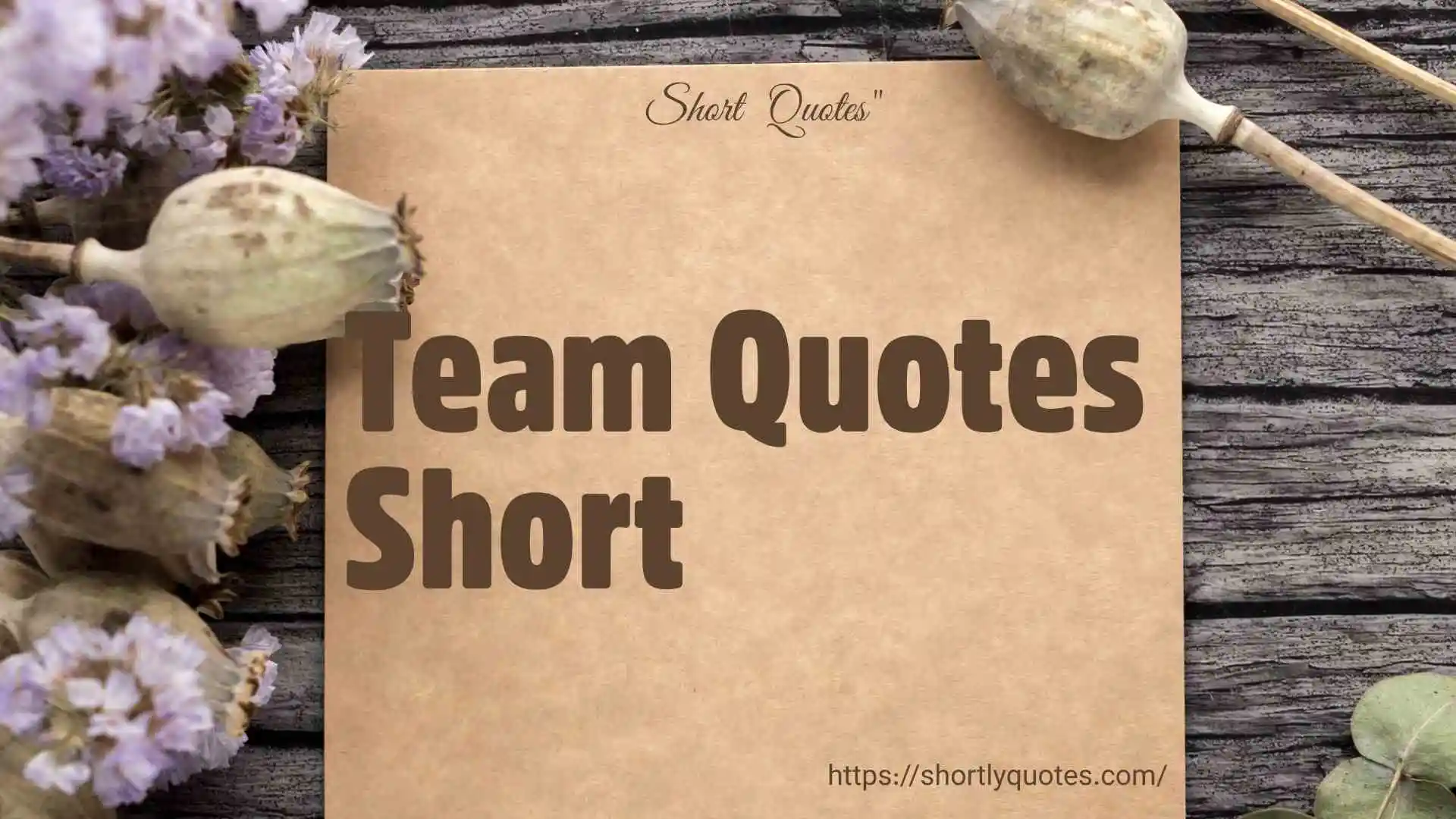 Team quotes Short